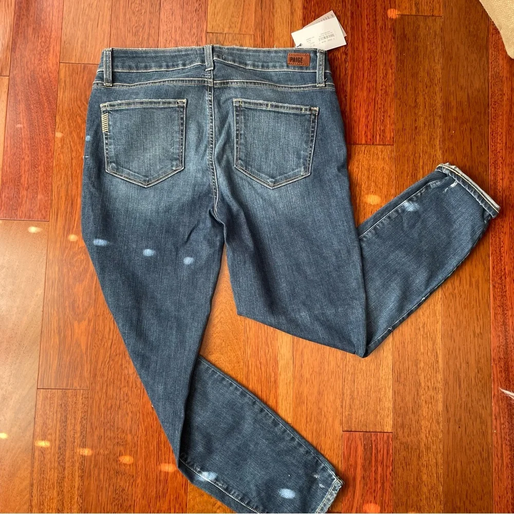PAIGE Women's Blue Jeans - Picture 5 of 6